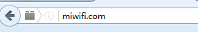 打开浏览器输入http://miwifi.com