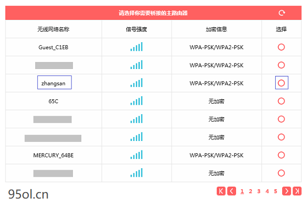 路由器自动扫描周边无线信号