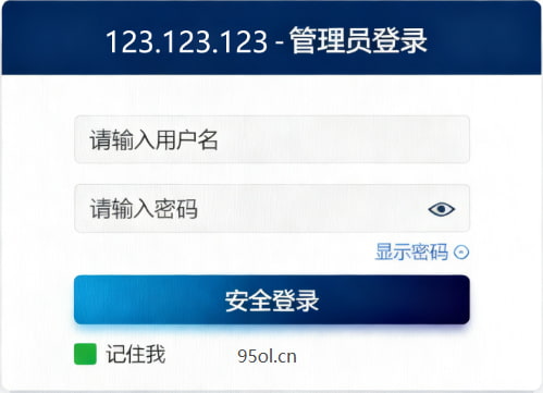 123.123.123登录页面截图1