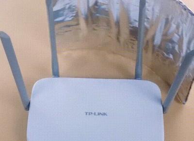 路由器上放一张纸,家里的无线信号立马翻一倍